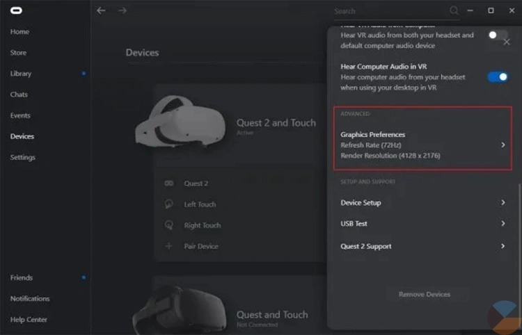 Oculus Link Resolution and Frame Rate for Better Performance